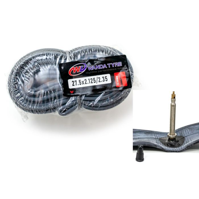 Велосипедная камера Wanda 27.5x2.125/2.35 FV Presta 48мм (TUB-067)