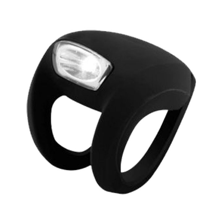 Передняя велофара Knog Frog Strobe Front 8,5 Lumens Black (11920)