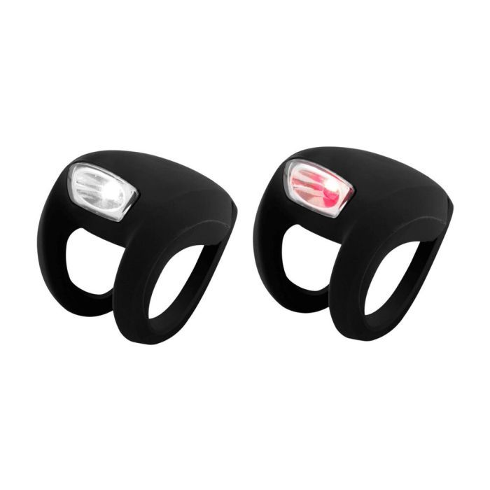 Передняя велофара Knog Frog Strobe Front 8,5 Lumens Black (11920) изображение 2