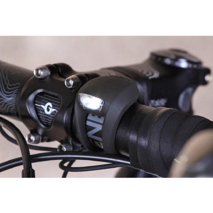 Передняя велофара Knog Frog Strobe Front 8,5 Lumens Black (11920) изображение 4