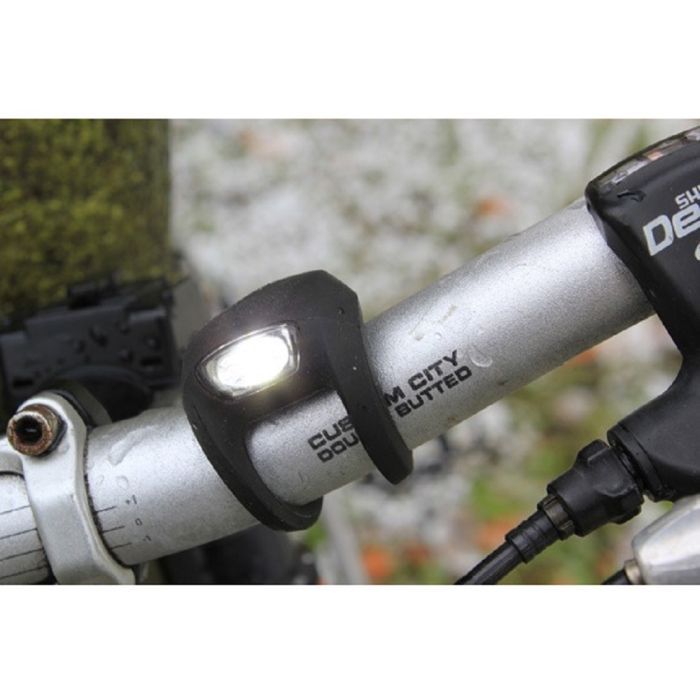 Передняя велофара Knog Frog Strobe Front 8,5 Lumens Black (11920) изображение 5