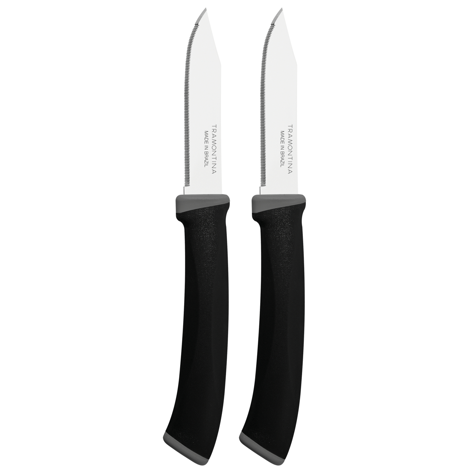 Набір ножів Tramontina Felice Black Vegetable Serrate 76 мм 2 шт (23491/203)