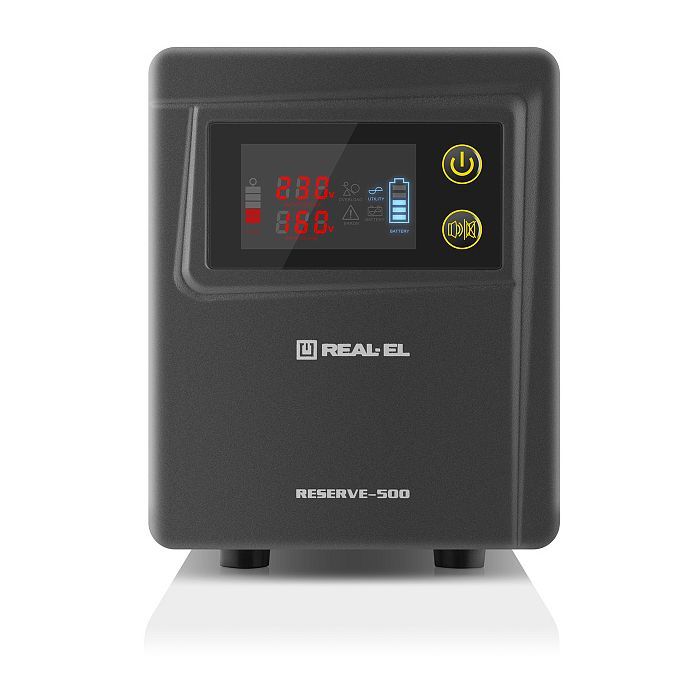 Источник бесперебойного питания REAL-EL RESERVE-500 (EL122100003) изображение 2