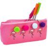 Пенал Cool For School з помпонами 1 відділення рожевий (CF87038) зображення 2