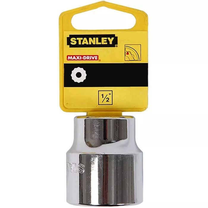 Головка торцевая Stanley 1/2"х 29мм, с двенадцатигранным профилем, метрическая (4-88-801)