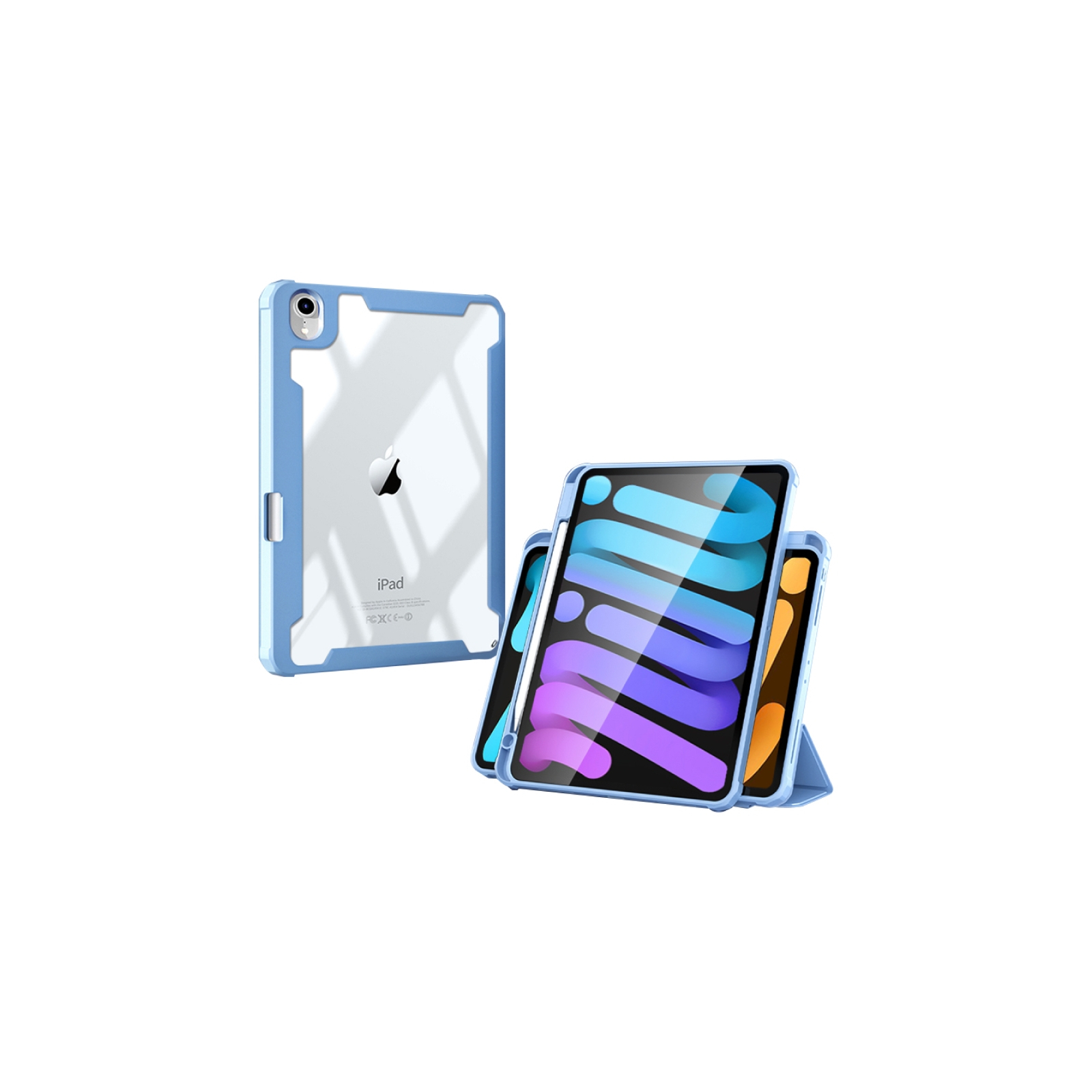 Чехол для планшета BeCover Magnetic 360 Rotating mount Apple Pencil Apple iPad 10.9" 2022 Purple (708508) изображение 2