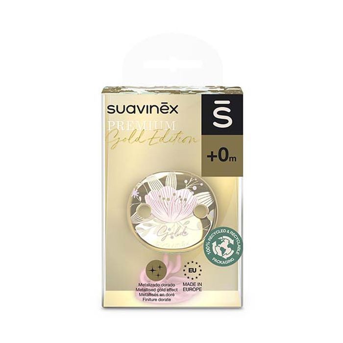 Клипса для пустышек Suavinex Gold Edition розовая (307864) изображение 2