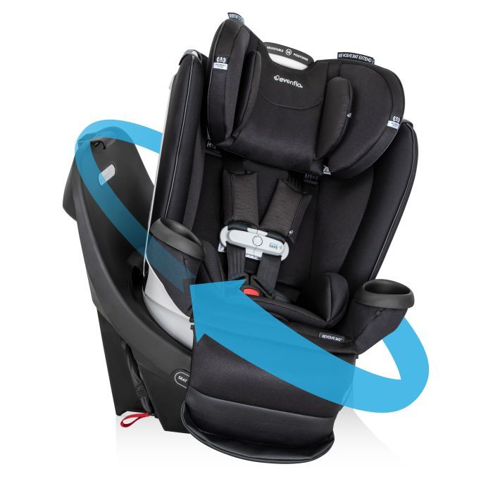 Автокресло Evenflo Gold SensorSafe Revolve 360 LX - Onyx Black (032884203468) изображение 10