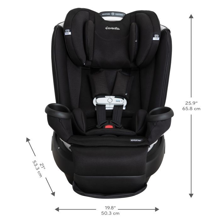 Автокресло Evenflo Gold SensorSafe Revolve 360 LX - Onyx Black (032884203468) изображение 9