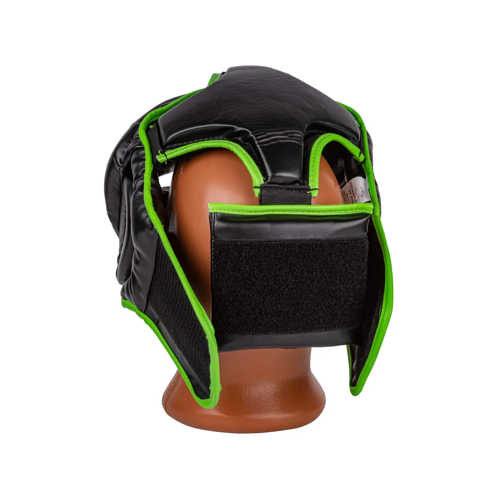 Боксерский шлем PowerPlay 3100 PU Чорно-зелений S (PP_3100_S_Black/Green) изображение 3
