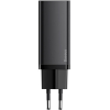 Зарядное устройство Baseus 2xUSB 65W GaN (USB-C+USB-A) black (CCGAN2L-B01) изображение 2