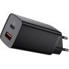 Зарядное устройство Baseus 2xUSB 65W GaN (USB-C+USB-A) black (CCGAN2L-B01)