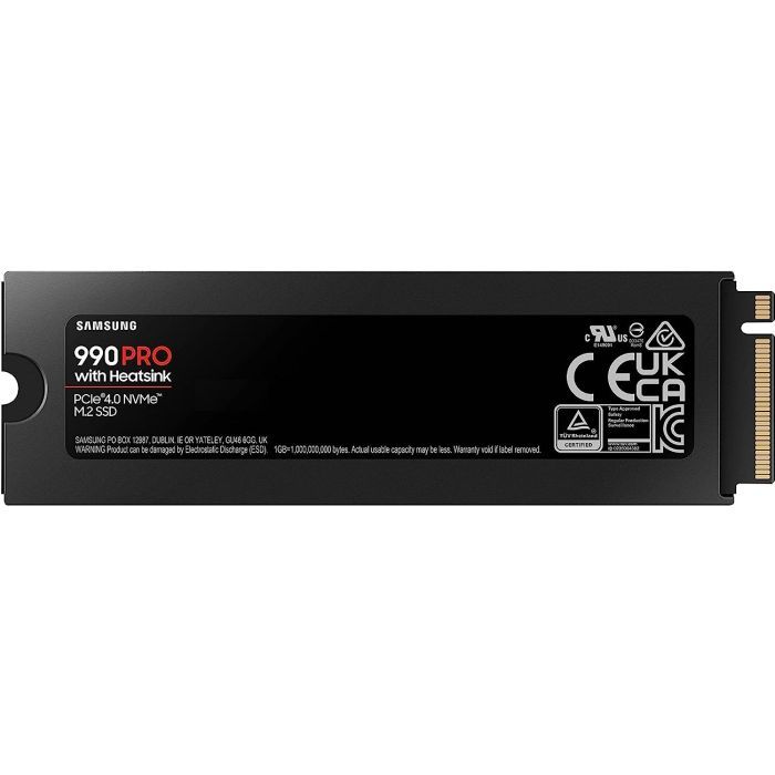 Накопитель SSD M.2 2280 4TB 990 PRO with Heatsink Samsung (MZ-V9P4T0GW) изображение 2