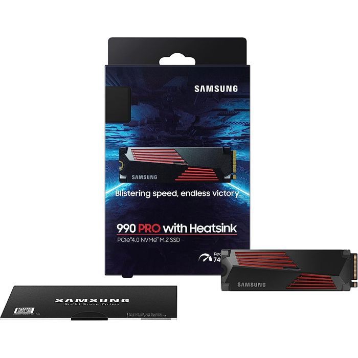 Накопитель SSD M.2 2280 4TB 990 PRO with Heatsink Samsung (MZ-V9P4T0GW) изображение 3