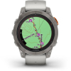 Смарт-часы Garmin fenix 7 Pro Saph Solar, Ti w/Fog Gry/Ember Orange Band, GPS (010-02777-21) изображение 7