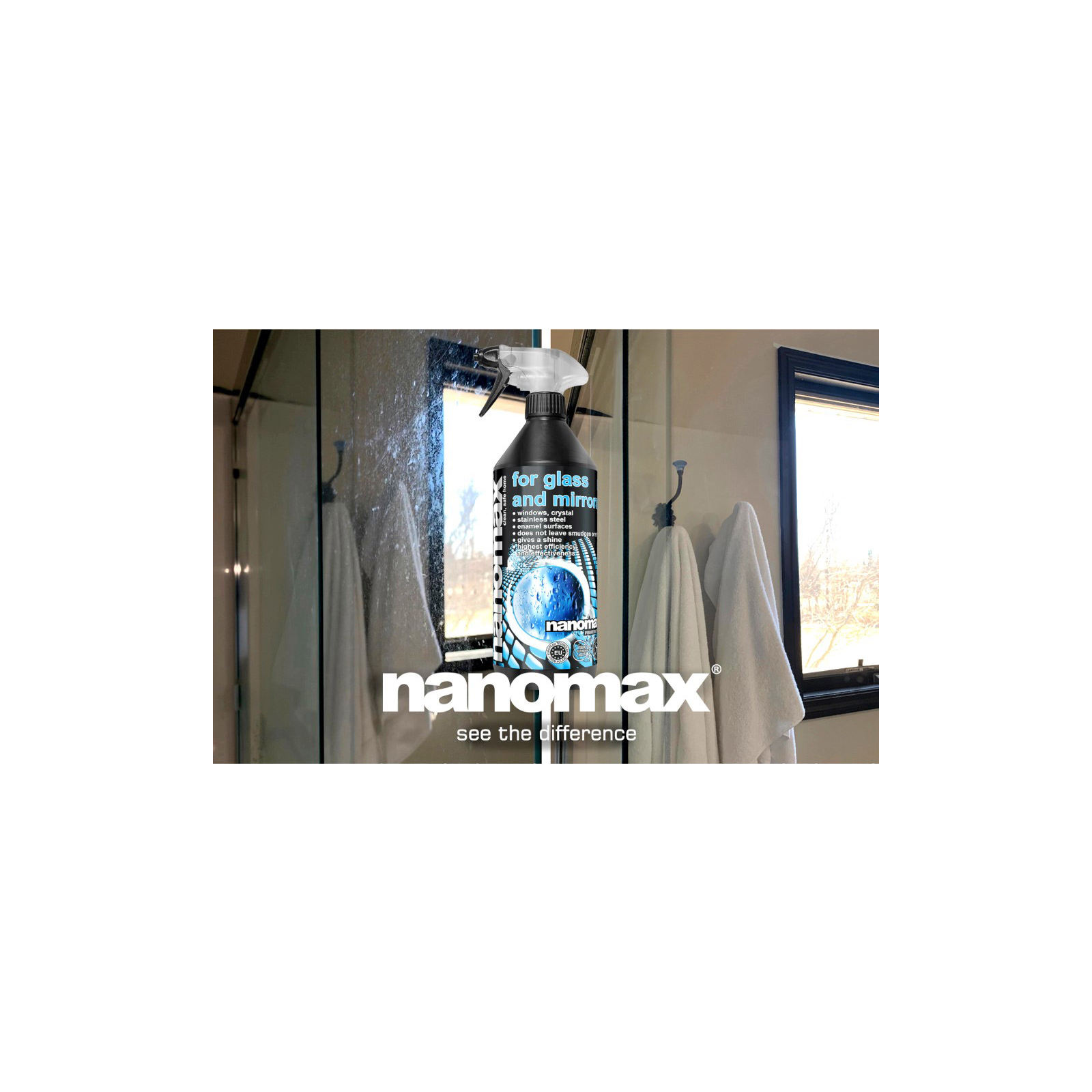 Средство для мытья стекла Nanomax Pro 1000 мл (5901549955132) изображение 2