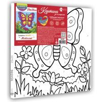 Картина по номерам Santi Метелик 25*25 см неонові фарби (954596) зображення 2