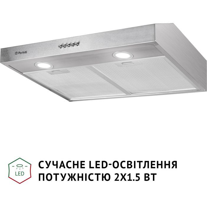 Витяжка кухонна Perfelli PL 5002 W LED зображення 4