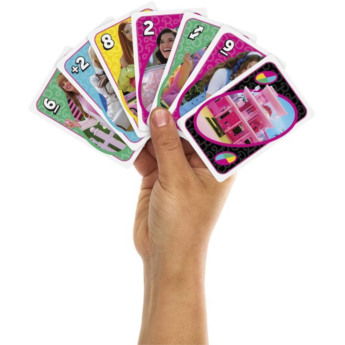 Настольная игра UNO Barbie в кино (HPY59) изображение 2