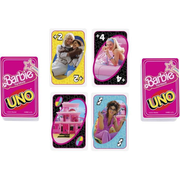 Настольная игра UNO Barbie в кино (HPY59) изображение 4
