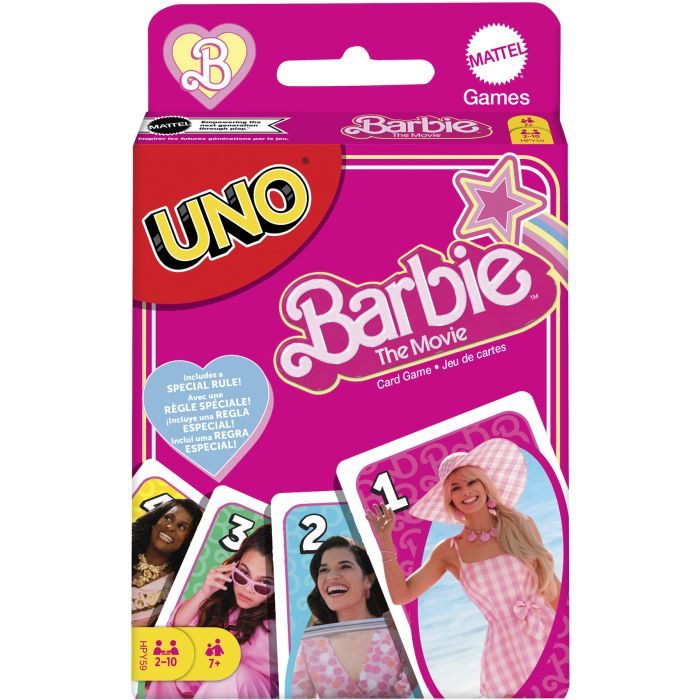 Настольная игра UNO Barbie в кино (HPY59) изображение 6