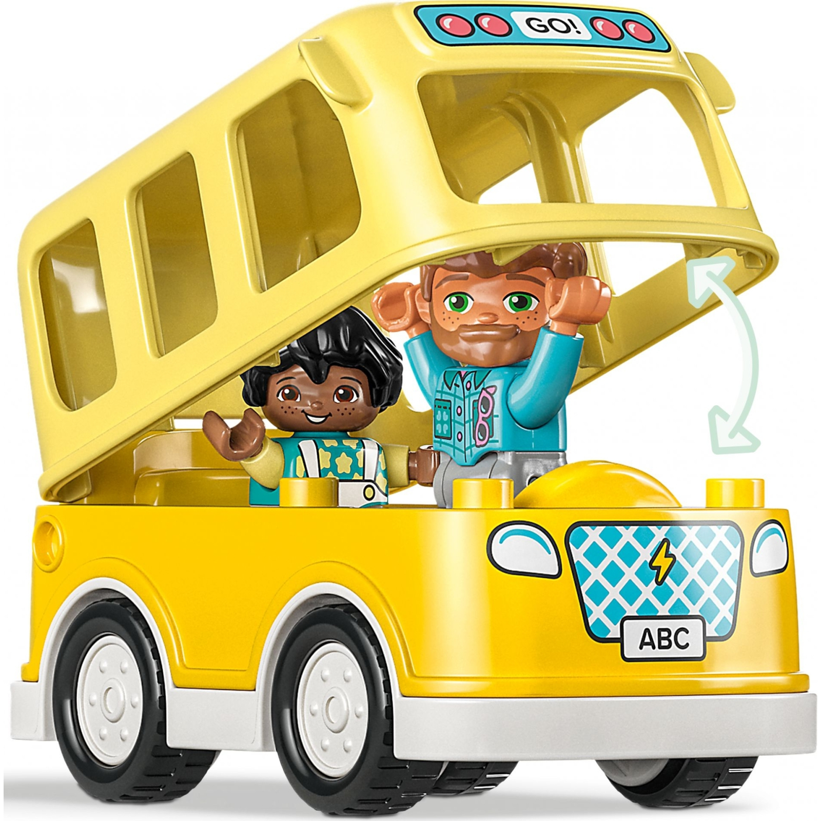 Конструктор LEGO DUPLO Поездка на автобусе 16 деталей (10988) изображение 3