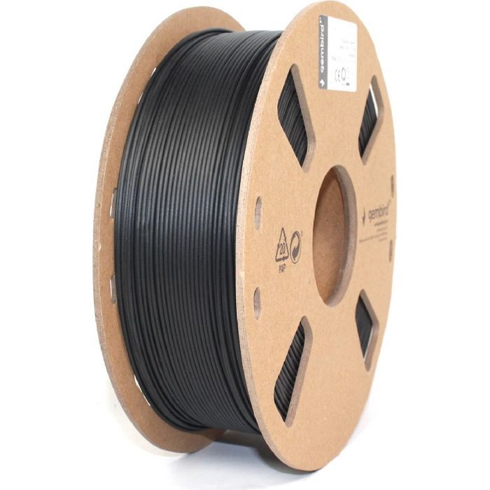 Пластик для 3D-принтера Gembird PLA+, 1.75 мм, 1 kg, gray (3DP-PLA+1.75-02-GR)