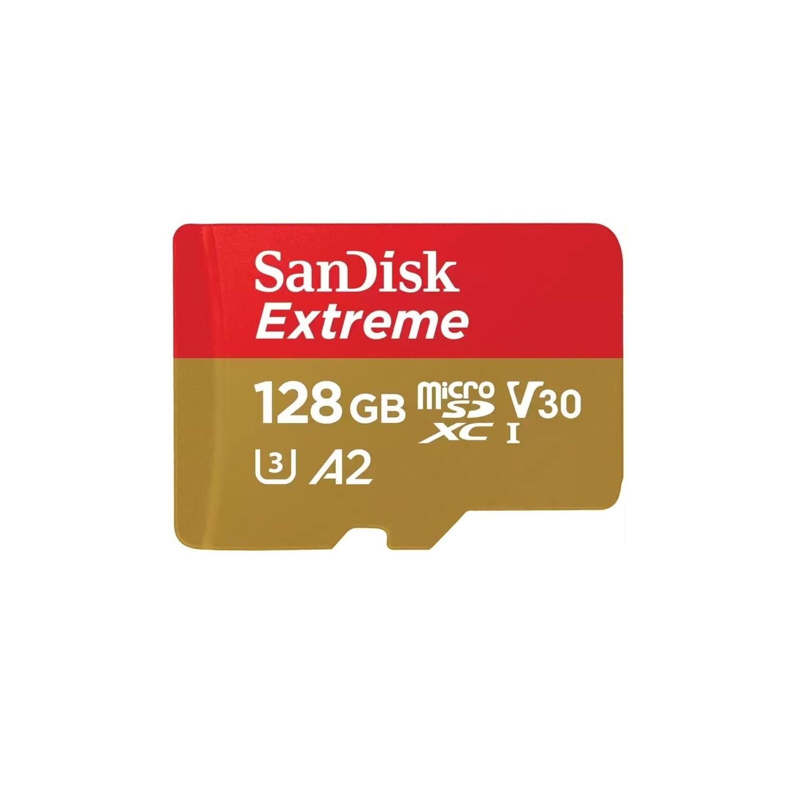 Карта пам'яті SanDisk 128GB microSD class 10 UHS-I U3 Extreme (SDSQXAA-128G-GN6MA)