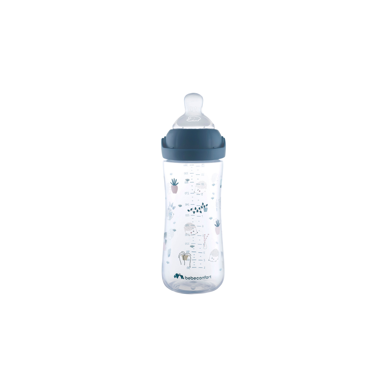 Пляшечка для годування Bebe Confort EMOTION PHYSIO Urban Garden, 360 мл (синя) (3102209170)