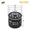 Фільтр масляний Wixfiltron WL7593