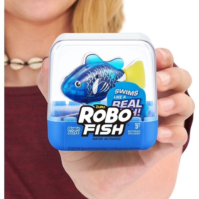 Интерактивная игрушка Pets & Robo Alive S3 - Роборыбка (синяя) (7191-4) изображение 10