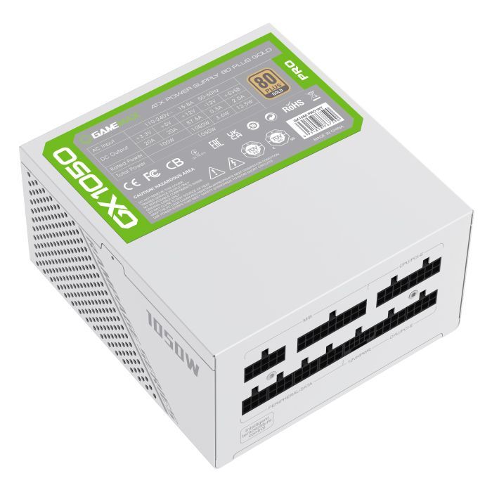 Блок живлення Gamemax 1050W (GX-1050 PRO WT (ATX3.0 PCIe5.0) зображення 9