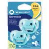 Пустушка Bebe Confort реверсивна 2 шт 18/36 Minimalistic Animals синя (3104202030) зображення 3