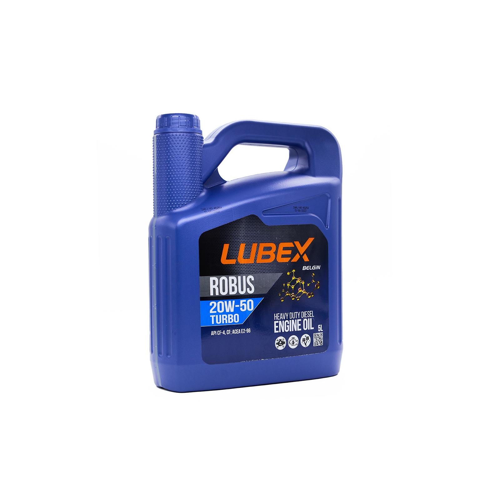 Моторное масло LUBEX ROBUS TURBO 20w50 18л изображение 2