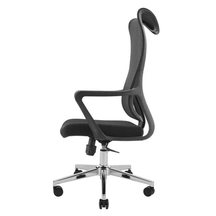 Офісне крісло Richman Етер Хром M-1 (Tilt) Сітка чорна (ADD0003209) зображення 6