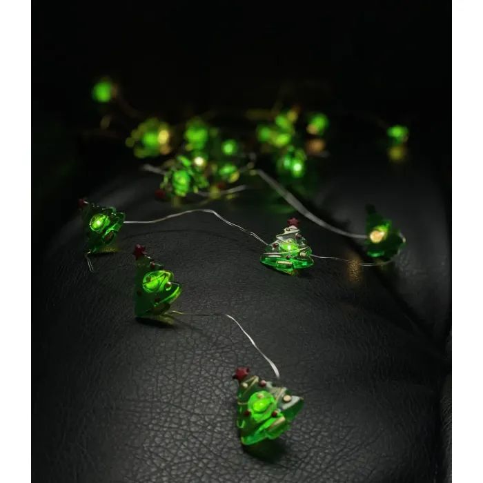 Гирлянда Chomik Елка струна 2,2м, 20 LED теплый белый, 2АА (5900779854192) изображение 4