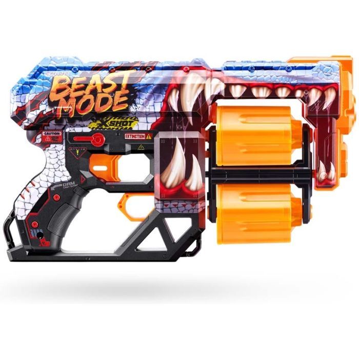 Іграшкова зброя Zuru X-Shot Швидкострільний бластер Skins Dread Beast Out (12 патронів) (36517P) зображення 2
