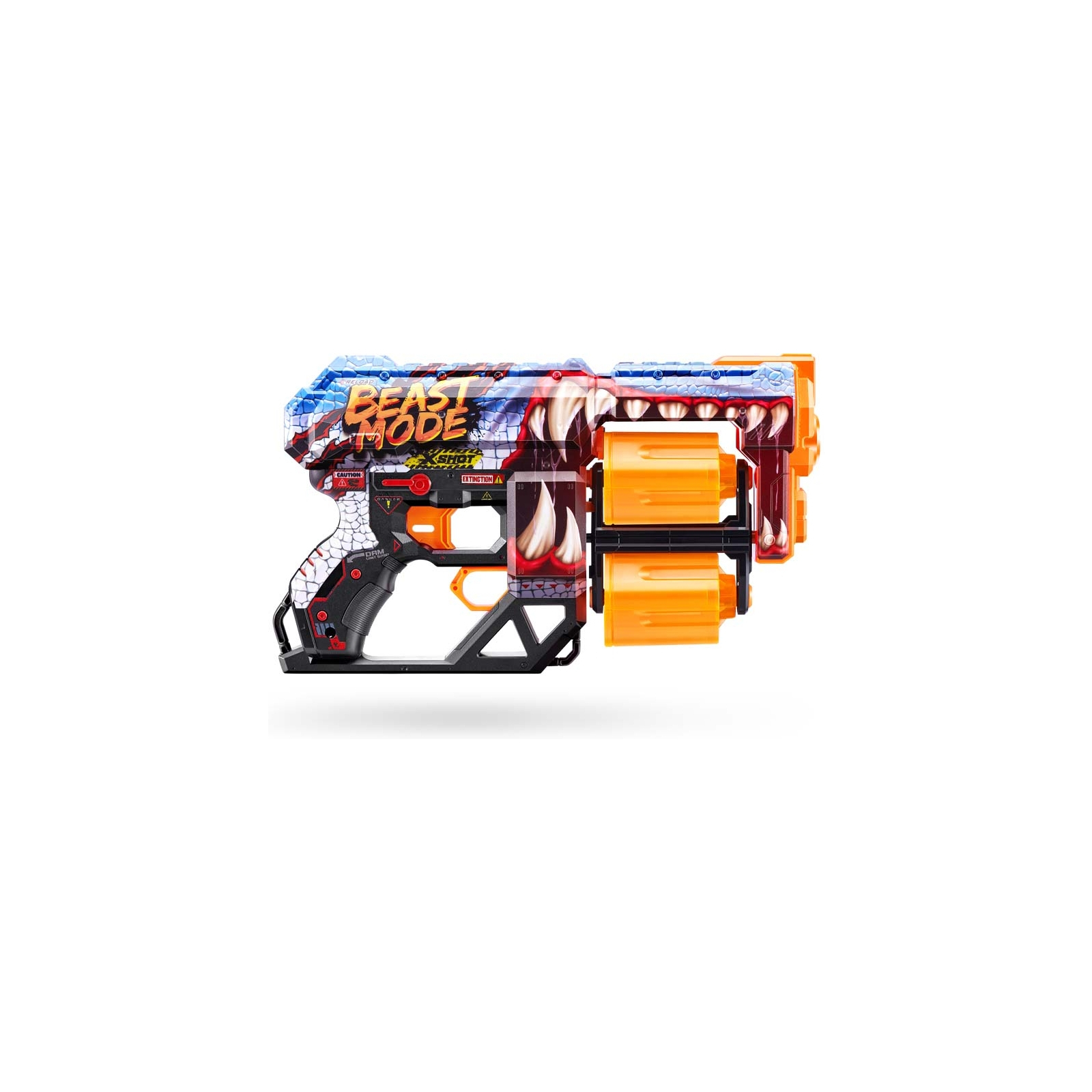 Игрушечное оружие Zuru X-Shot Быстрострельный бластер Skins Dread Beast Out (12 патронов) (36517P) изображение 2
