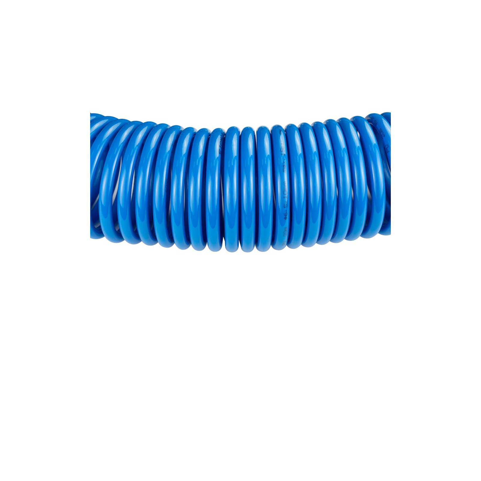Пневматический шланг Sigma спиральный полиуретановый (PU) 5м 6.5x10мм (7012111) изображение 2