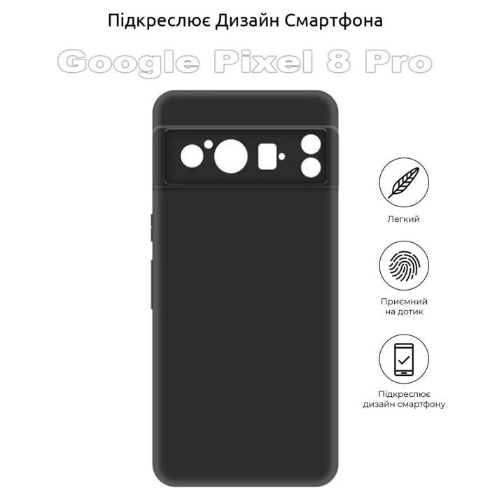 Чохол до мобільного телефона BeCover Google Pixel 8 Pro Black (710166) зображення 5