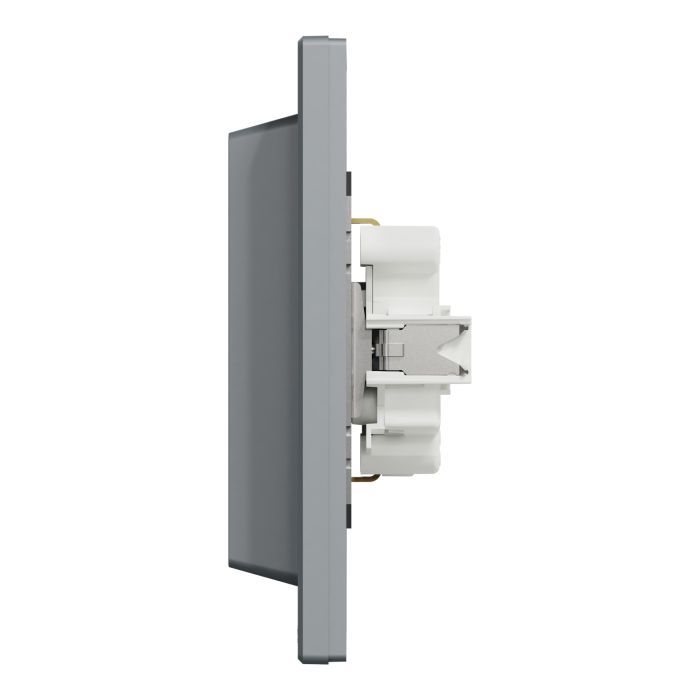 Розетка Schneider Electric ASFORA с заземлением двойная крем 16А (EPH9900123) изображение 4