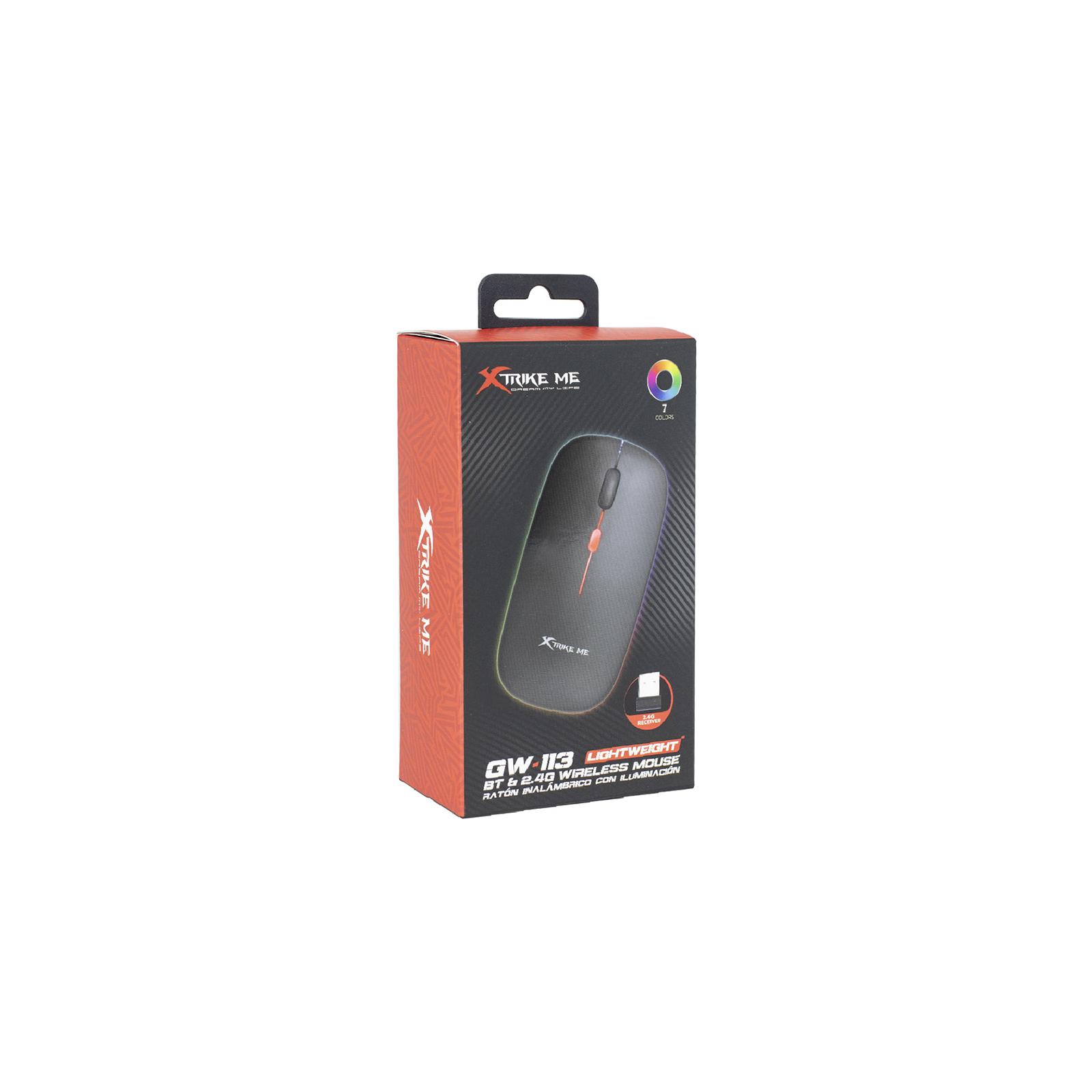 Мишка Xtrike ME GW-113 Bluetooth RGB Black (GW-113) зображення 6