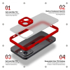 Чехол для мобильного телефона Armorstandart Frosted Matte Xiaomi Redmi 13C / Poco C65 Red (ARM72513) изображение 2