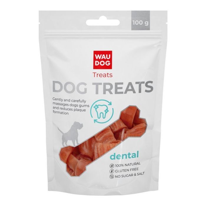 Лакомство для собак WAUDOG Treats Стоматологическая кость со вкусом утки 100 г (4449)