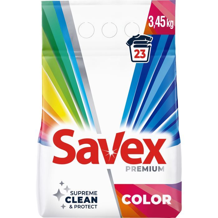 Стиральный порошок Savex Premium Color 3.45 кг (3800024047923)
