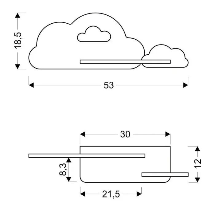 Світильник Candellux CLOUD (21-33567) зображення 2