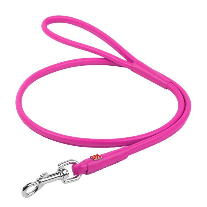 Повідець для собак WAUDOG Glamour круглий XS d 4 мм Д 122 см фіолетовий (33889)