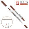 Маркер Sakura перманентний IDENTI PEN, двосторонній, 0,4/1 мм, Коричневий (084511365056)