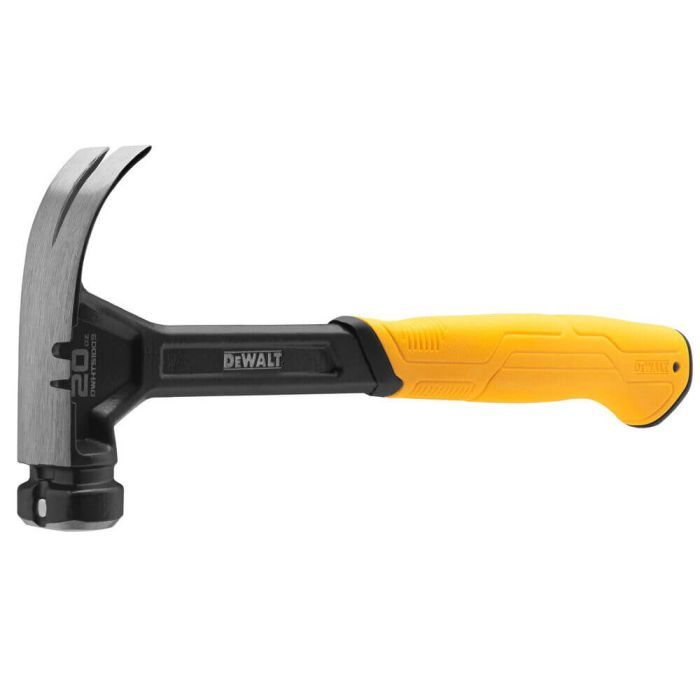 Молоток DeWALT CURVE-CLAW, цельнометаллический, 567 г, с гвоздодером (DWHT51009-0) изображение 2