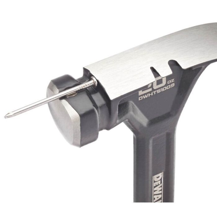 Молоток DeWALT CURVE-CLAW, цельнометаллический, 567 г, с гвоздодером (DWHT51009-0) изображение 4